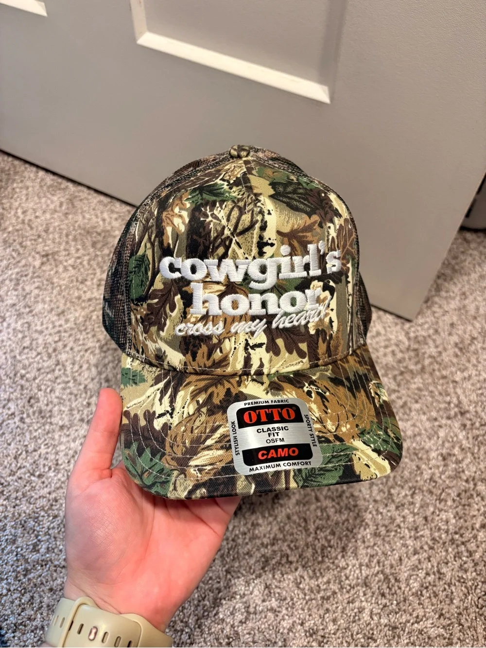 NWT Cowgirl’s Honor Trucker Hat